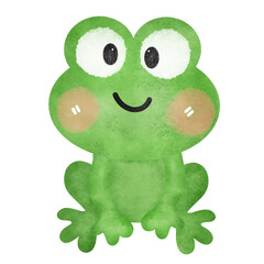 Cute frog cartoon