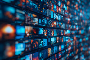 Fototapeta premium Exploring Digital Content
