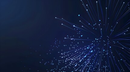 Brilliant Explosion of Vibrant Cosmic Fireworks Illuminating the Captivating Night Sky with Dazzling Splendor