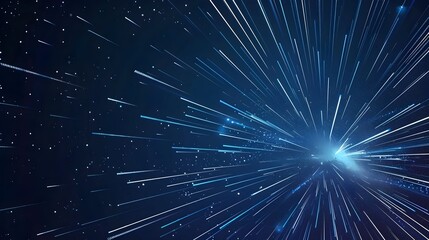 Fototapeta premium Majestic Celestial Burst of Energy and Light in the Cosmic Expanse