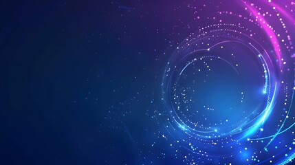 Glowing and Swirling Cosmic Energy Radiating Through a Dimensional Nebula of Luminous Interstellar Splendor