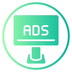 billboard gradient icon