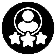 rating glyph icon