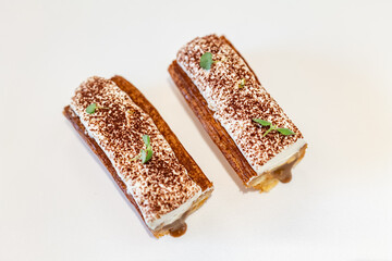Tiramisu Mille Feuille, French dessert, Waikiki, Honolulu, Oahu, Hawaii. VAVIN DESSERT BAR	