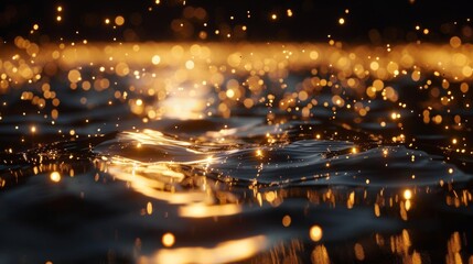 Obraz premium Sparkling Light on the Water Surface