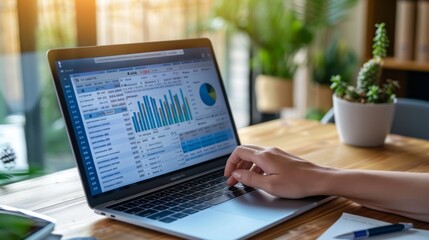 Simplifying Tax Filing: Laptop Screen Displaying Online Tax Preparation Service with Step-by-Step Guidance and Support Resources