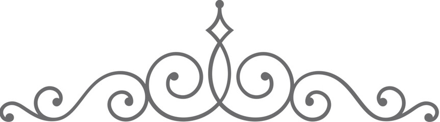 decorative vintage ornament frame