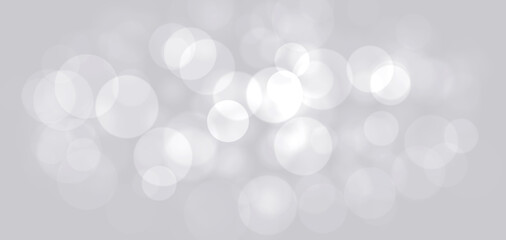 Glittering silver bokeh lights abstract backgrounds illustrations © Krit