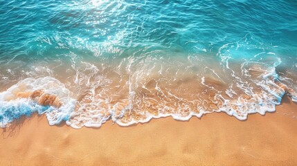 Naklejka premium sea and sand