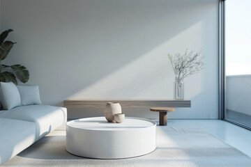 Modern Minimalist Living Space