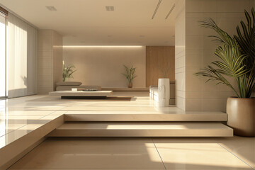 Modern Minimalist Living Space