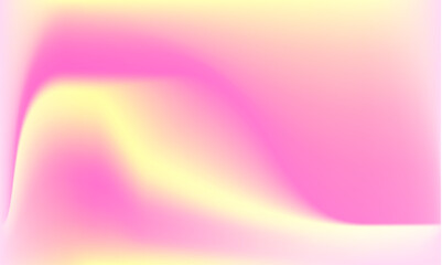 Wavy fluid holographic gradient background. Abstract vibrant blur texture. Vector illustration