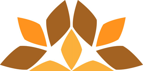 flower petal ornament design