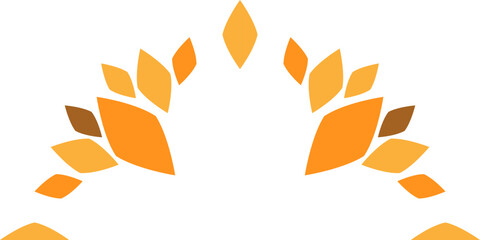 flower petal ornament design