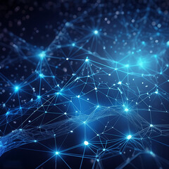 Digital background perfect for tech processes, neural networks, artificial intelligence, data processing, 