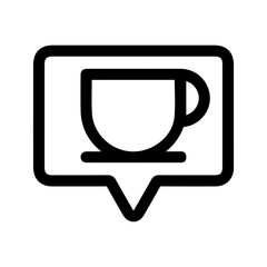Coffee Icon Vector Symbol Design Illustration