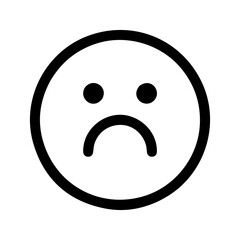 Sad Icon Vector Symbol Design Illustration