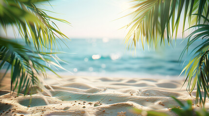 palm tree on the beach