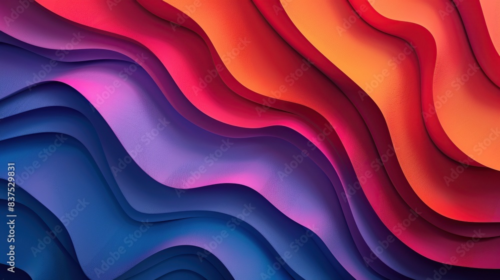 Poster dynamic curves abstract background to enhance visual appeal