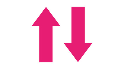 Arrow up down icon design illustration