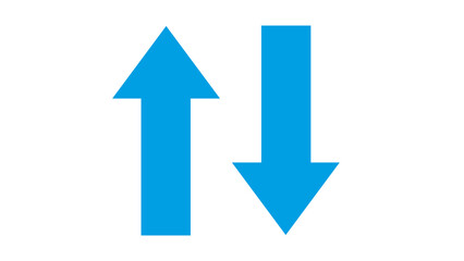 Arrow up down icon design illustration