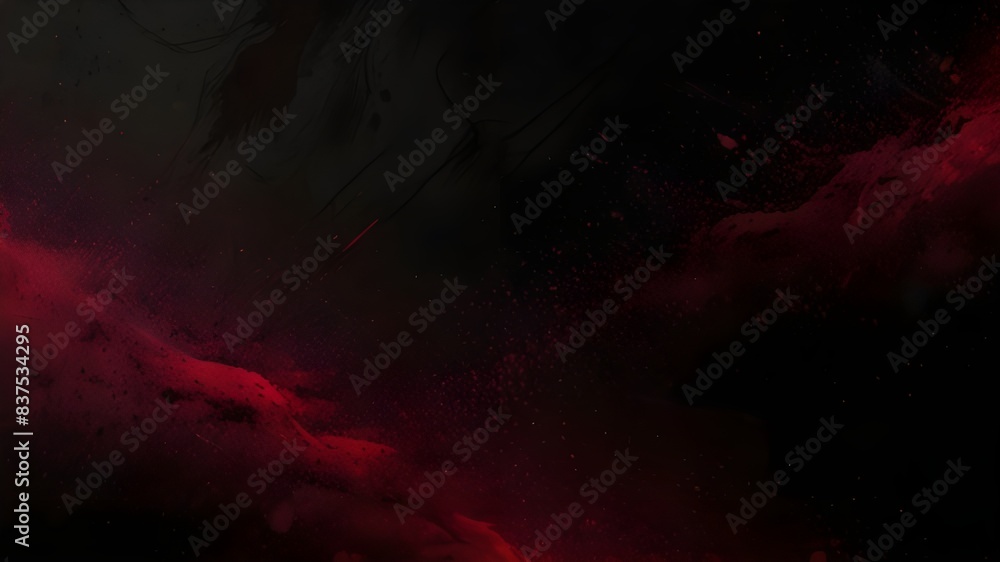 Aufkleber dark black red magenta , grainy noise grungy empty space , spray texture color gradient shine bright