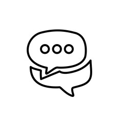 Obraz premium Chat and Conversation Icons