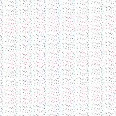 A colored screentone consists of many small dots.