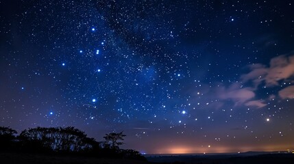 Fototapeta premium Beautiful Constellation Cassiopeia