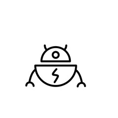 Robotic Line Icon