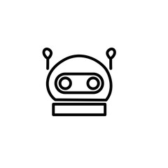 Obraz premium Robotic Line Icon