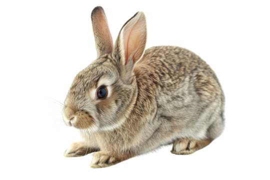 Cute Little Bunny Rabbit Sitting