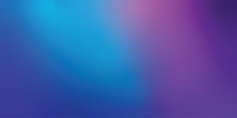 Abstract blue and purple gradient banner background with glowing lights. Vector illustration