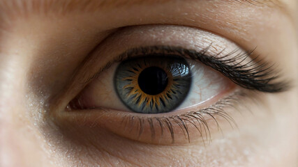 Obraz premium human eye slowly opening