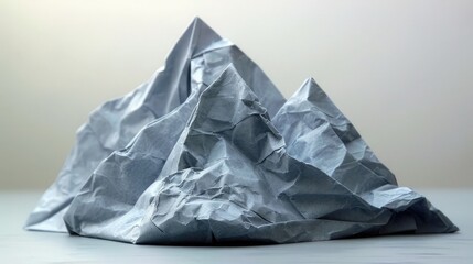 Obraz premium Creative wallpaper design featuring origami-inspired paper art shapes in a graphic illustration concept with a crafty vector background.