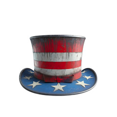 Patriotic 3D Uncle Sam Hat