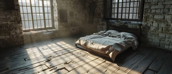 Architectural bedroom Medieval Fortress