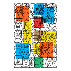 abstract art color illustration draw