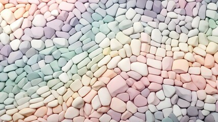 Gradient of pastel stones background. The texture of pastel rocks	