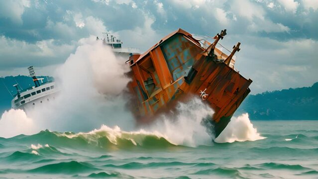 Transportation accidents Shipping boat accident