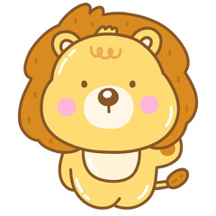 Fototapeta premium Cute lion 
