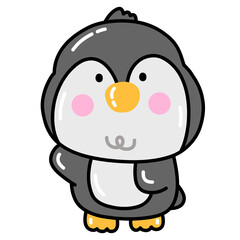 Obraz premium Cute penguin 