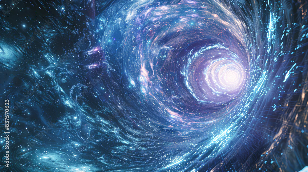 Sticker an ultrarrealistic time travel gateway based on current theories of quantum physics