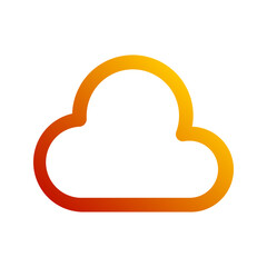 cloud gradient icon