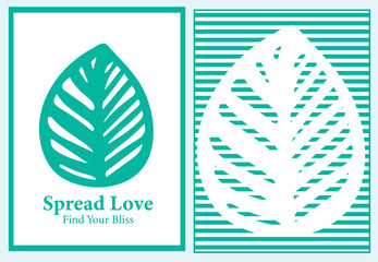 Blossom Vector Illustrations frames for wall decor. Minimalist Designs. Boho Style
