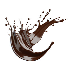 Chocolate Splash 3D Realistic