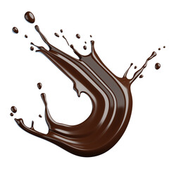 Chocolate Splash 3D Realistic