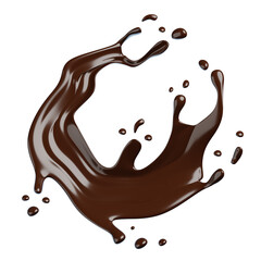 Chocolate Splash 3D Realistic