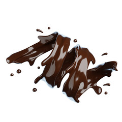 Chocolate Splash 3D Realistic