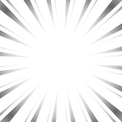 Obraz premium 灰色のグラデーションの集中線